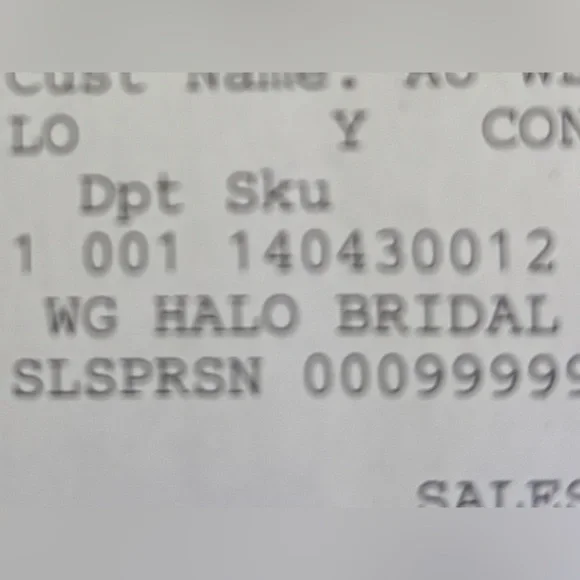 WG Halo Engagement Ring